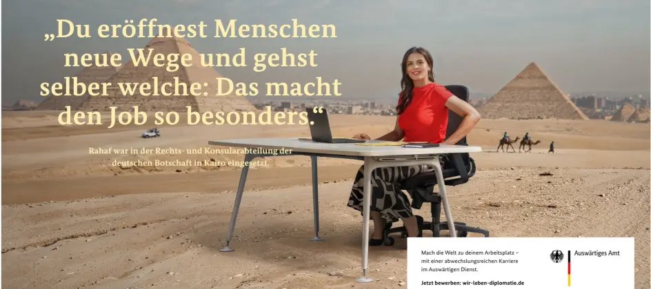 Mediaplus und Serviceplan Berlin setzen erste Employer Branding-Kampagne für das Auswärtige Amt um